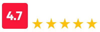 Google 4.7 star customer rating for BossBites Sugar Land