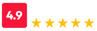 Grubhub 4.9 customer rating for BossBites Burgers