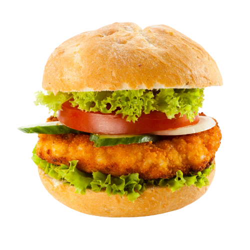 Spicy cod burger – hot and crispy seafood burger from Boss Bites Texas